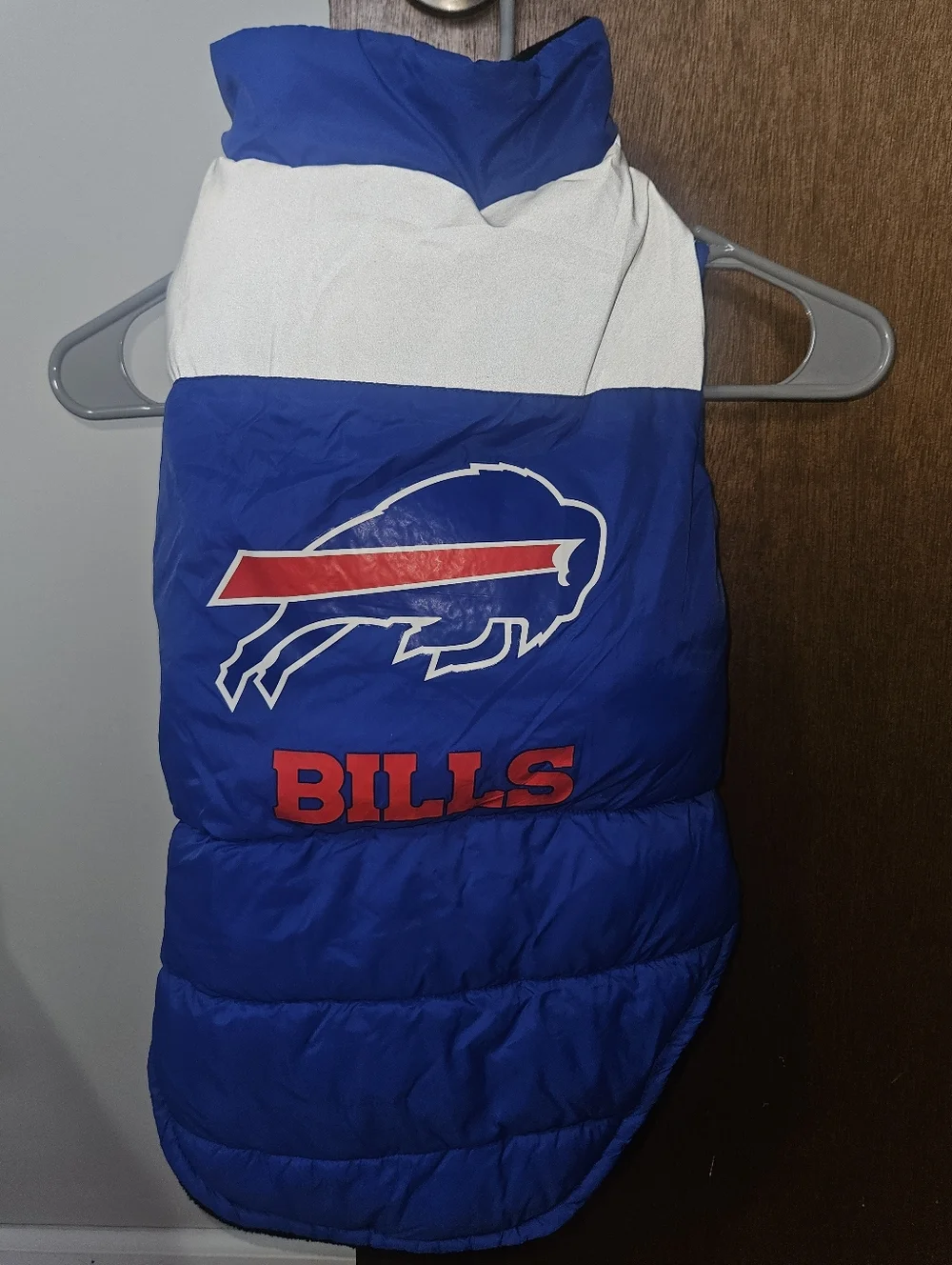 NWT NFL Buffalo Bills Football Pet Parka Puffer Vest Size XL Dog